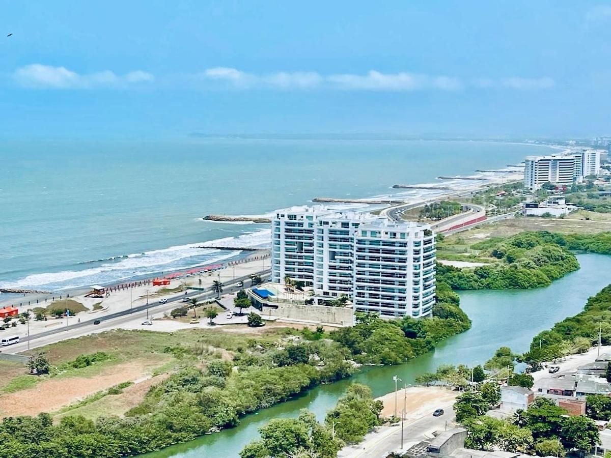 Apartamento Ivory Tide, Sea View, Pool & Coastal Calm Cartagena