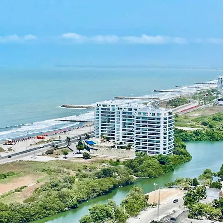 Apartamento Ivory Tide, Sea View, Pool & Coastal Calm Cartagena